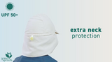 New Flap sun Protection hat (pink)