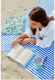 Xl Upf 50+ Sunscreen Towel (Navy Stripe)