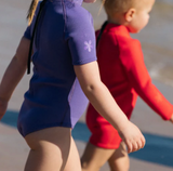 Short Sleeve Paddle Suit - Violet