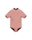 Short Sleeve Paddle Suit - Dusty Pink