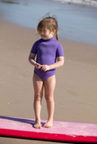 Short Sleeve Paddle Suit - Violet