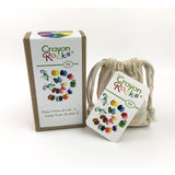 24 colors crayon rocks in a bag