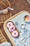 Tiny inka bowl set(dusty blue/gray)