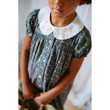 Alma dress-blue