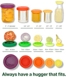 Terra cotta food huggers set ( set of 5)