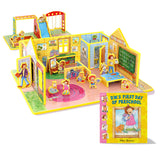 Dw's first day of preschool book and plat set