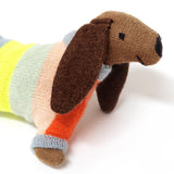 Sausage dog baby rattle