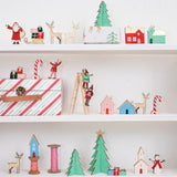 Festive Village Wooden Advent Calender