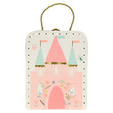 Castle and Princess cat mini suitcase doll