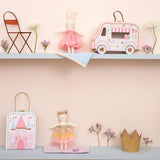 Castle and Princess cat mini suitcase doll