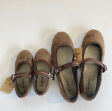 Kids Velvet Maryjane shoes (testa)