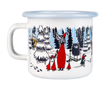 Enamel Mug 2.5dl(winter forest)