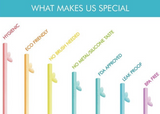 Wondersip reusable straw(standard 5set)