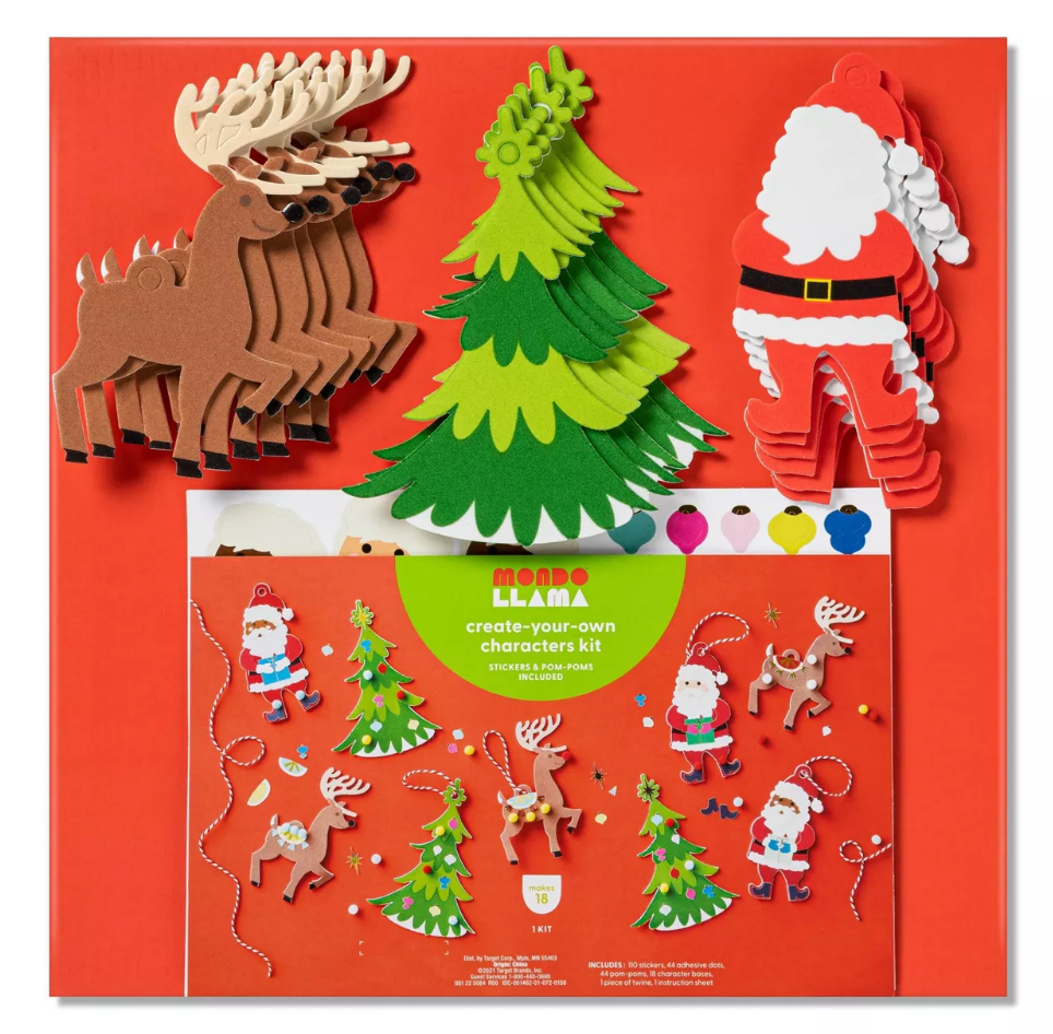 mondo llama create your own paper mache ornaments kit New