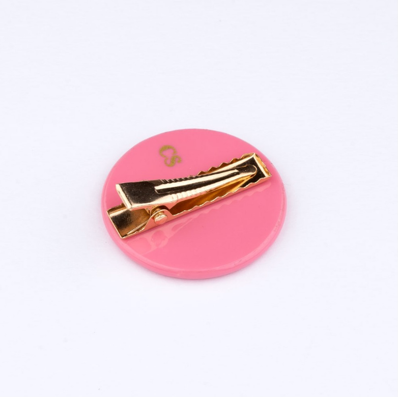Round hair clip