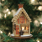 Toy shop wood ornament