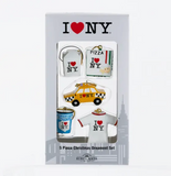 "I Love Ny" 3D Mini Orn 5PK