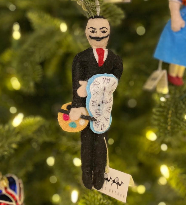 Salvador Dali Ornament – www.milkandchat.com