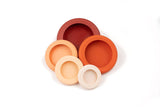 Terra cotta food huggers set ( set of 5)