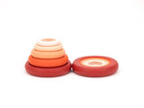Terra cotta food huggers set ( set of 5)