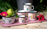 Enamel Bowl 6dl (Pippi and the horse)