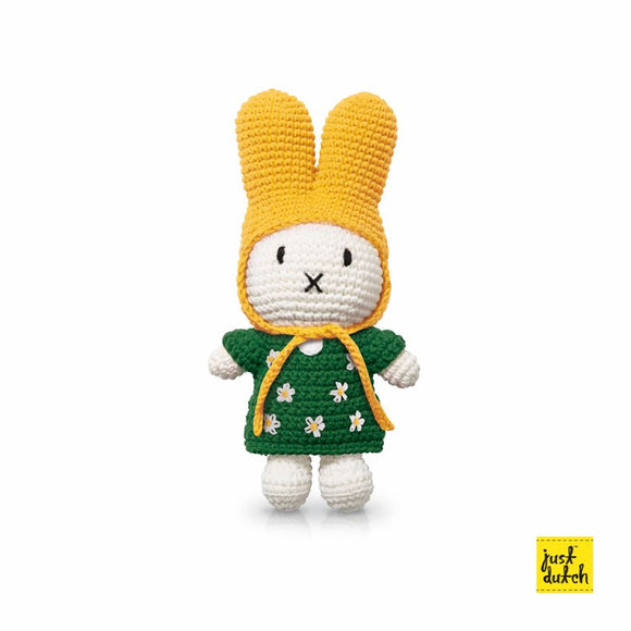 Miffy and green dress and yellow hat