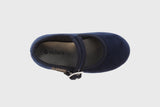Kids Velvet Maryjane shoes (deep blue)
