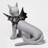 Glitter Wings Halloween Cat Costume Black