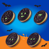 Oreo Halloween Green and Orange Creme Chocolate Sandwich Cookies - 7.14oz/14ct