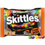 Skittles Shriekers Halloween Sour Candy Fun Size Bag - 10.72oz