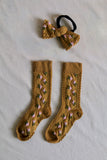 Farandols socks matching hair tie(4colors)