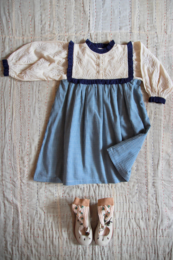 Ines Dress Vichy blue