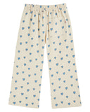 Heart wide trousers