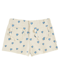 Heart flower pocket short