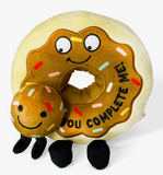 "You Complete Me" Plush Chocolate Donut
