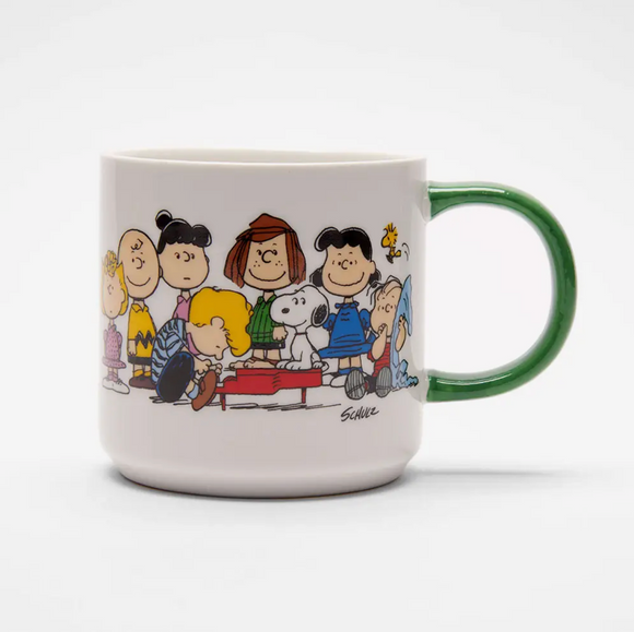 Peanuts Gang & House Mug