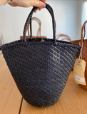45 weave Myra basket  (black)