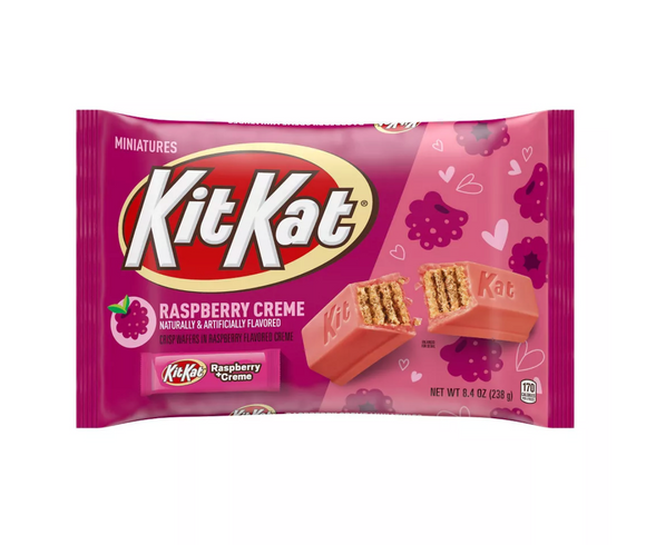 Kit Kat Valentine's Day Raspberry Crème Wafer Candy Miniatures - 8.4oz