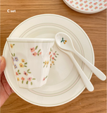 Meal time set  'Emile & Ida' (plate, cup, spoon set)