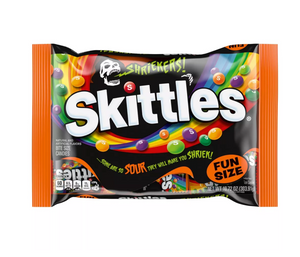 SKITTLES Shriekers Halloween Sour Candy Fun Size Bag - 10.72oz