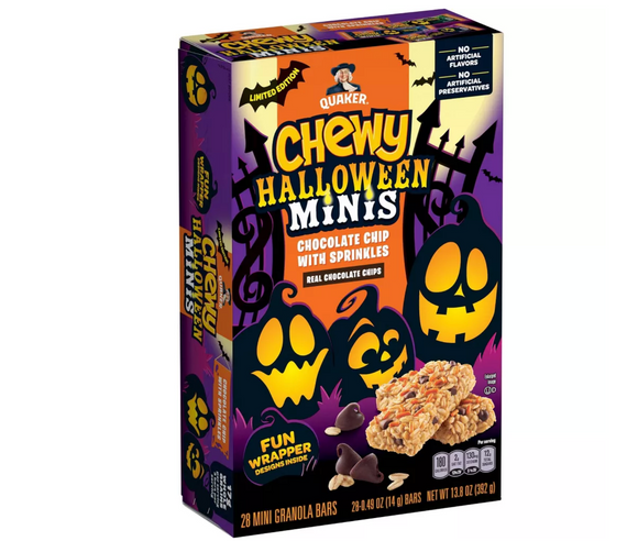 Quaker Halloween Chewy Chocolate Chip Mini's - 28ct