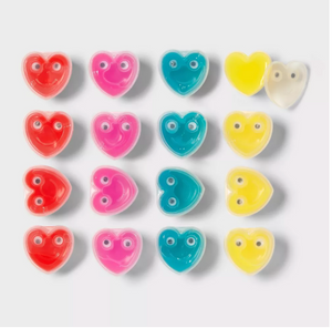 16pc Heart Putty Valentine's Day Party Favor Sets - Spritz™