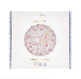 Meri Meri x Liberty Mixed Set Reusable Small Plates (x 4)