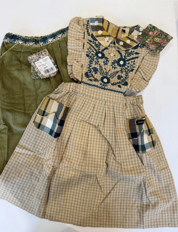 Bonjour diary pants and spron dress