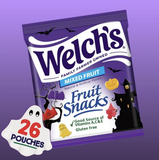 Welch's Halloween Mixed Fruit Soft Fruit Snacks, .5 oz, 26 Count