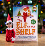 Elf on the Shelf Box Set Boy Scout Elf with Blue Eyes with Storybook