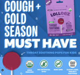 Kids Throat Soothing Pops Bundle (Lolleez)-40개 네가지맛