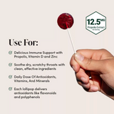 Beekeeper's Naturals Propolis Throat Soothing Pops - 15ct