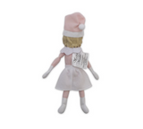 Martha Stewart Martha on The Mantel 10” Christmas Pink Plush Figurine