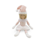 Martha Stewart Martha on The Mantel 10” Christmas Pink Plush Figurine